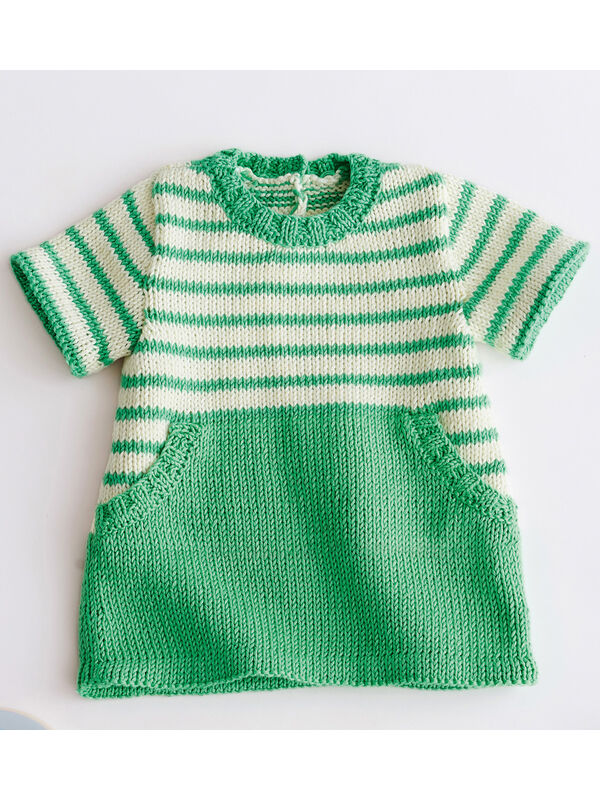 Lana Grossa KLÄNNING Soft Cotton - Stickmönster (DK)