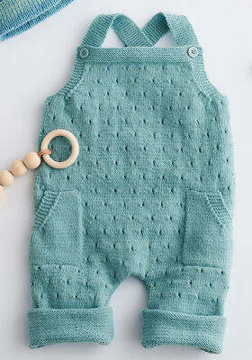 HÄNGSELBYXOR Cool Wool Baby - Stickmönster (DK) från Lana Grossa