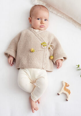 JACKA Cool Wool Baby - Stickmönster (DK) från Lana Grossa