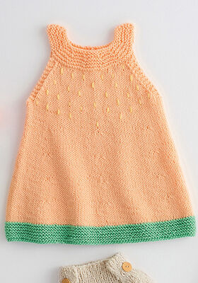 KLÄNNING Soft Cotton - Stickmönster (DK) från Lana Grossa