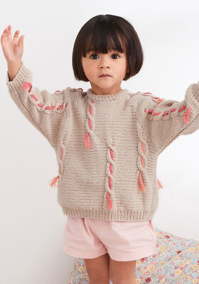 PULLOVER Elastico - Stickmönster (DK) från Lana Grossa