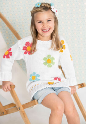 PULLOVER und BLUMEN Organico - German Edition från Lana Grossa