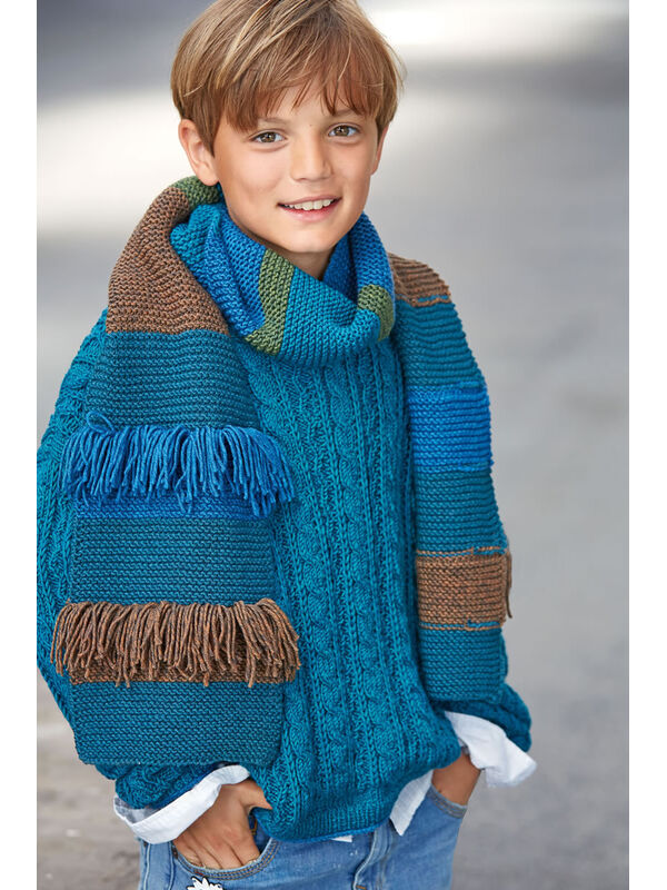 Lana Grossa SCHAL Cool Wool Big Melange - German Edition