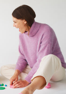 PULLOVER Per Fortuna & Cool Wool Lace - Stickmönster (SE) från Lana Grossa