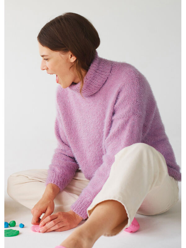 Lana Grossa PULLOVER Per Fortuna & Cool Wool Lace - Stickmönster (SE)