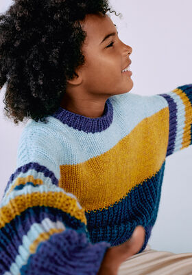 PULLOVER Cool Merino Big - Stickmönster (SE) från Lana Grossa