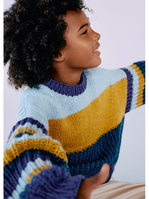 Lana Grossa PULLOVER Cool Merino Big - Stickmönster (SE)