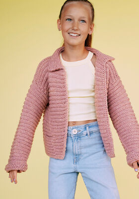 CARDIGAN Cool Merino Big - Stickmönster (SE) från Lana Grossa