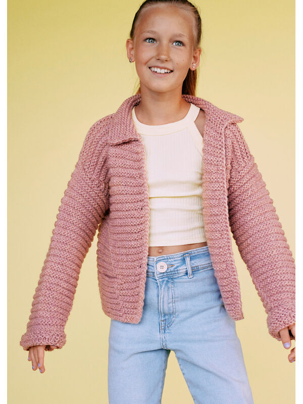 Lana Grossa CARDIGAN Cool Merino Big - Stickmönster (SE)