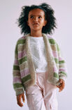 Lana Grossa CARDIGAN Natural Alpaca Lungo - Stickmönster (SE)