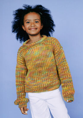 PULLOVER Cool Merino Big Color - Stickmönster (SE) från Lana Grossa