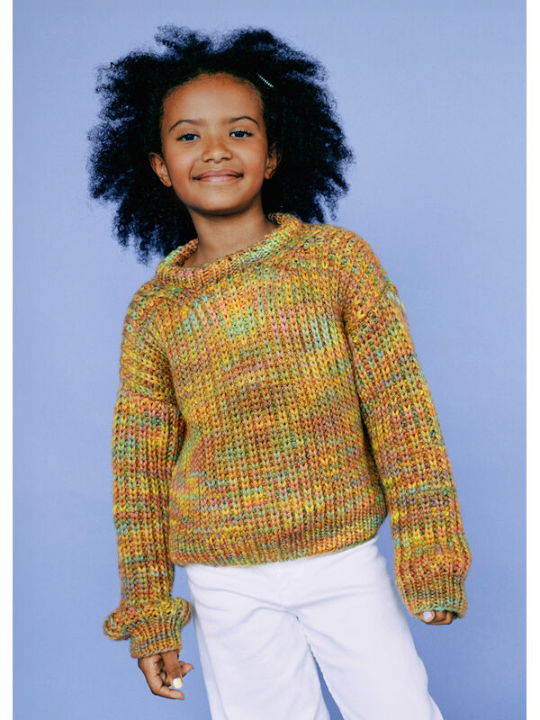 Lana Grossa PULLOVER Cool Merino Big Color - Stickmönster (SE)