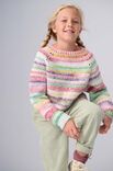 Lana Grossa VIRKAD TOPDOWN PULLOVER Gomitolo Magico & Ecopuno - Stickmönster (NO)