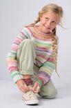 Lana Grossa VIRKAD TOPDOWN PULLOVER Gomitolo Magico & Ecopuno - Stickmönster (NO)