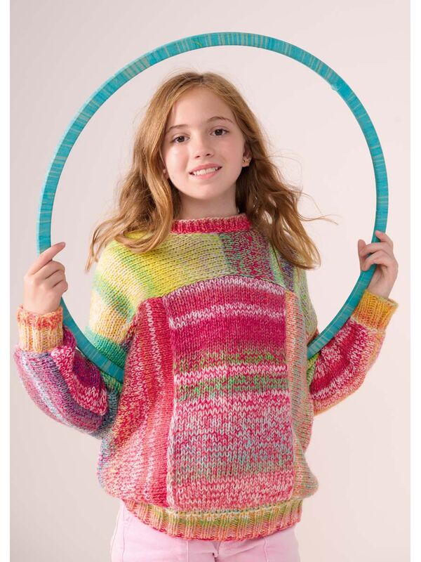 Lana Grossa PULLOVER Gomitolo Magico & Gomitolo Versione - Stickmönster (SE)
