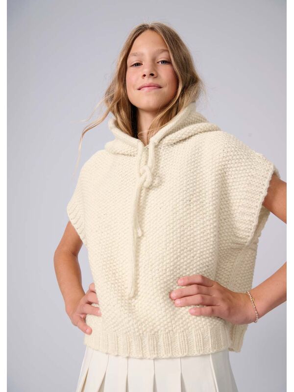 Lana Grossa HOODIE-SLIPOVER Cool Merino Big - Stickmönster (SE)