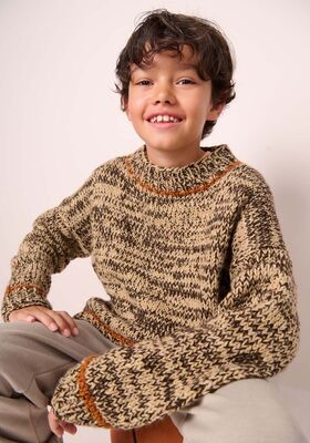 PULLOVER Ecopuno & Cool Merino & Cool Merino Big - Stickmönster (SE) från Lana Grossa