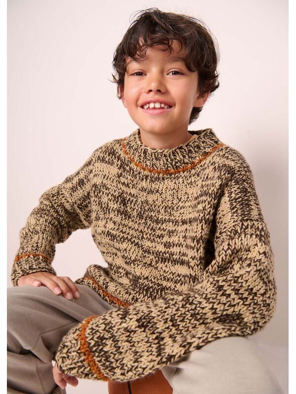 Lana Grossa PULLOVER Ecopuno & Cool Merino & Cool Merino Big - Stickmönster (SE)