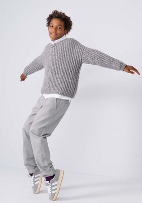PATENT-PULLOVER Lucida - Stickmönster (SE) från Lana Grossa