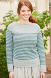 Lana Grossa RAGLANPULLOVER Landlust Sommerseide - Stickmönster (SE)
