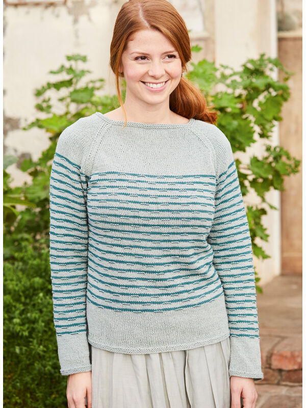 Lana Grossa RAGLANPULLOVER Landlust Sommerseide - Stickmönster (SE)