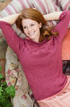 Lana Grossa PULLOVER MED RUNT OK Landlust Sommerseide - Stickmönster (SE)
