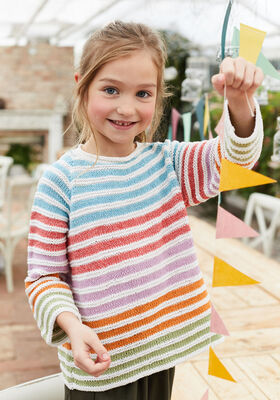 RAGLANPULLOVER Landlust Sommerseide från Lana Grossa
