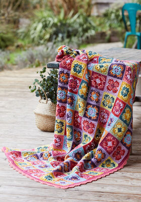 GRANNY-PLAID Landlust Sommerseide - Stickbeskrivning (SE) från Lana Grossa