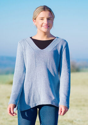 PULLOVER Landlust Sommerseide - Stickmönster (SE) från Lana Grossa