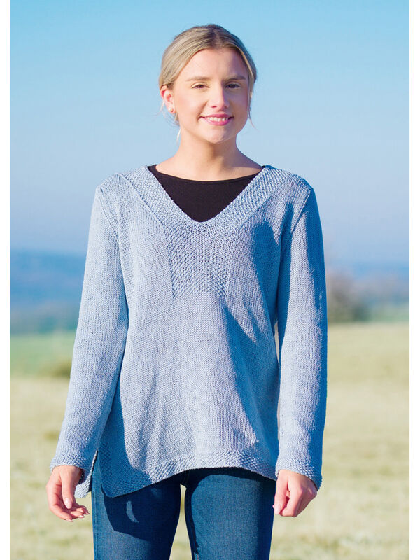 Lana Grossa PULLOVER Landlust Sommerseide - Stickmönster (SE)