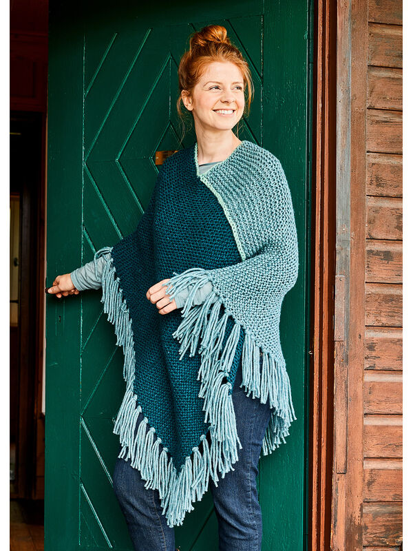 Lana Grossa PONCHO Landlust Winterwolle - Stickmönster (SE)