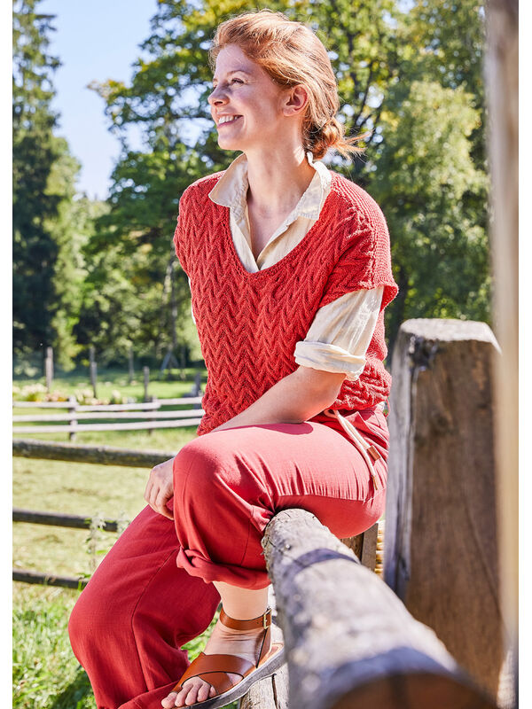 Lana Grossa T-SHIRT Landlust Sommerseide - Stickmönster (SE)