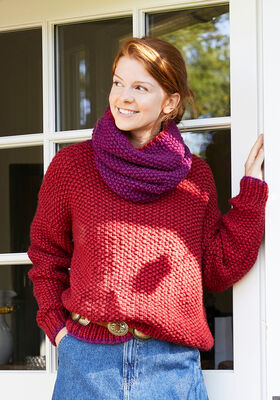 PULLOVER Landlust Winterwolle - Stickmönster (SE) från Lana Grossa