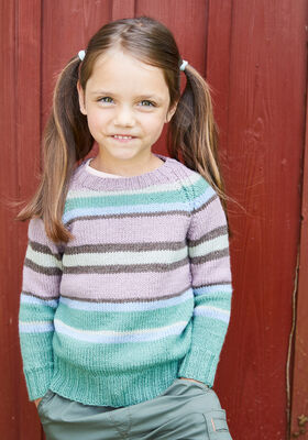 PULLOVER (BARN) Landlust Alpaka Merino 160 - Stickmönster (SE) från Lana Grossa