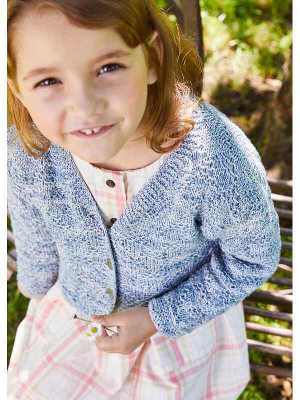 Lana Grossa JACKA (BARN)  Landlust Sommerseide  - Stickmönster (SE)