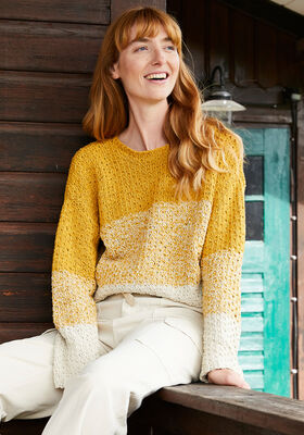 PULLOVER Landlust Sommerseide - Stickmönster (SE) från Lana Grossa