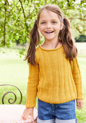 PULLOVER (BARN) Landlust Sommerseide - Stickmönster (SE) från Lana Grossa