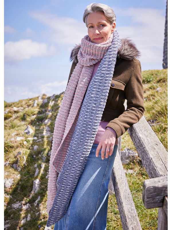 Lana Grossa SJAL Landlust Soft Tweed 180 - Stickmönster (SE)