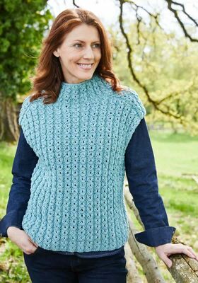 SLIPOVER Landlust Soft Tweed 90 - Stickmönster (SE) från Lana Grossa