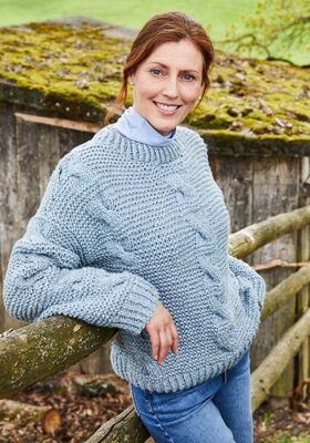 PULLOVER Landlust Winterwolle - Stickmönster (SE) från Lana Grossa