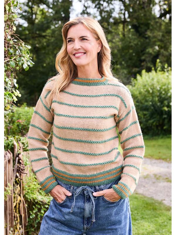 Lana Grossa PULLOVER Landlust Alpaka Merino 160 - Stickmönster (NO)
