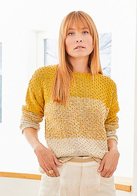 PULLOVER Landlust Sommerseide - Stickmönster (SE) från Lana Grossa