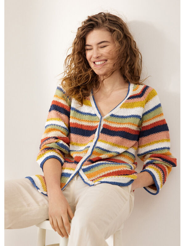 Lana Grossa CARDIGAN Landlust Sommerseide - Stickmönster (SE)
