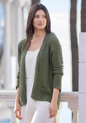 CARDIGAN Landlust Sommerseide - Stickmönster (SE) från Lana Grossa