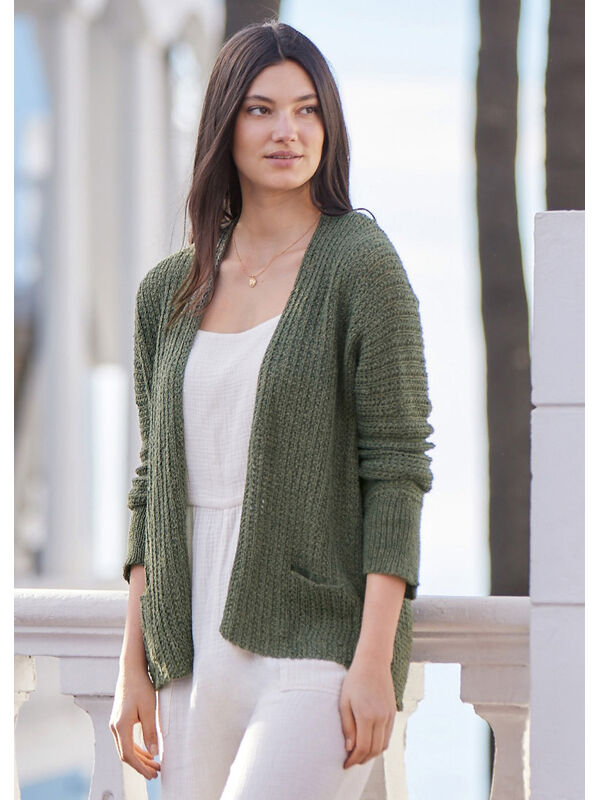 Lana Grossa CARDIGAN Landlust Sommerseide - Stickmönster (SE)