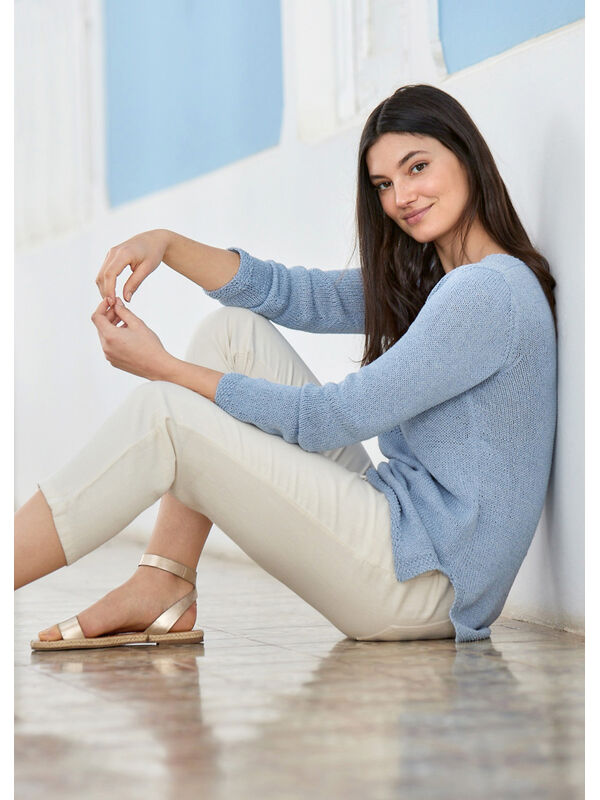 Lana Grossa PULLOVER Landlust Sommerseide - Stickmönster (SE)