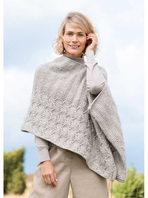 Lana Grossa PONCHO Landlust Winterwolle - Stickmönster (SE)