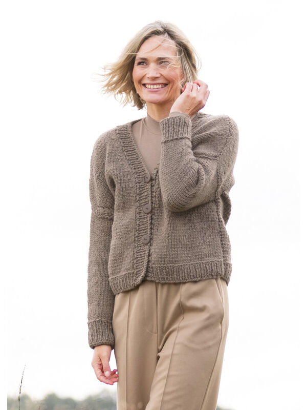 Lana Grossa CARDIGAN Landlust Winterwolle - Stickmönster (SE)