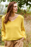 Lana Grossa V-HALS PULLOVER Organico - Stickmönster (SE)