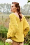 Lana Grossa V-HALS PULLOVER Organico - Stickmönster (SE)